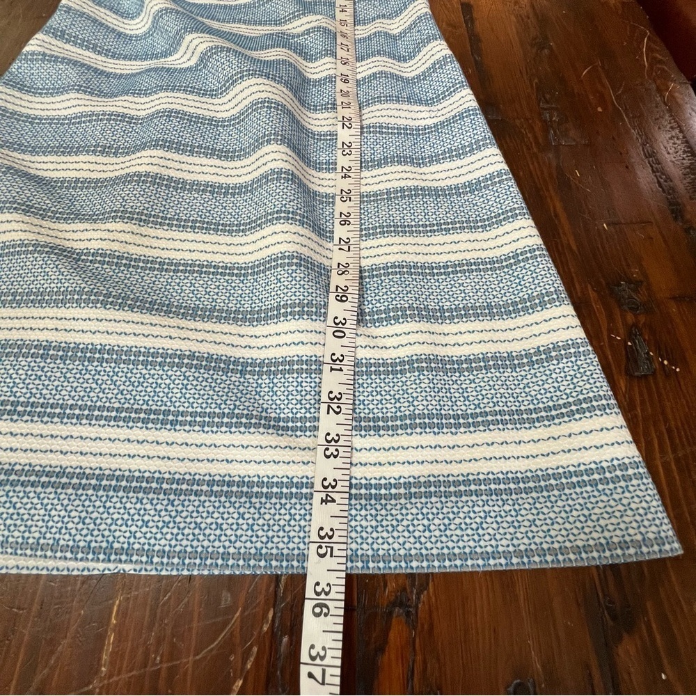 NWOT Tommy Hilfiger Women's Stitch Stripe Shift Dress size 6 Gold Back Zipper - Picture 6 of 10
